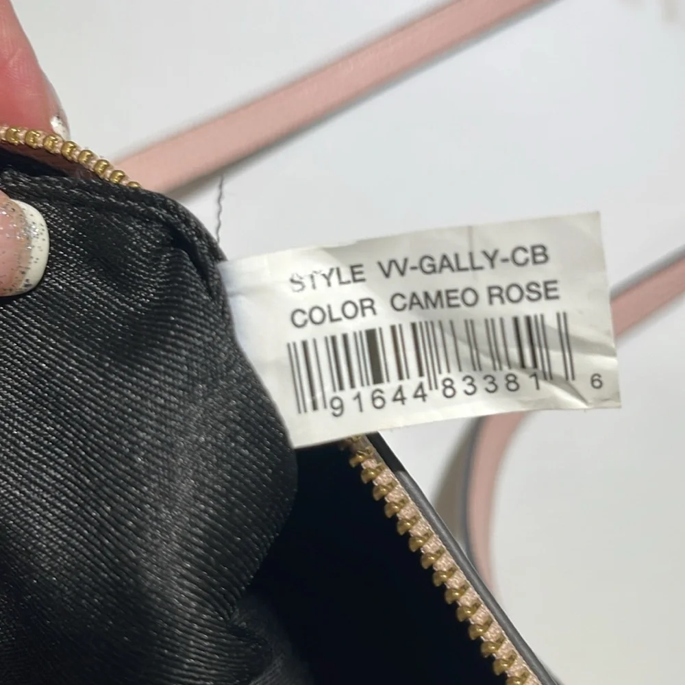 Leather VINCE CAMUTO Crossbody bag, cameo rose - Picture 8 of 11